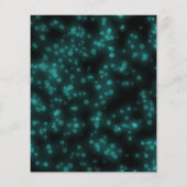 Sweet 16-Bday Blauwgroen Neon Glow Budget Invitati (Achterkant)