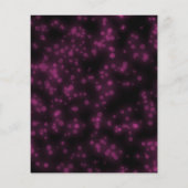 Sweet 16-Bday Hot Pink Neon Glow Budget Invitation (Achterkant)