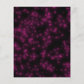 Sweet 16-Bday Hot Pink Neon Glow Budget Invitation (Achterkant)