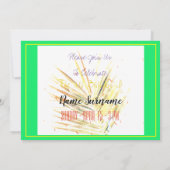 Sweet 16 Beach Theme Party Pastel Invitation Kaart (Achterkant)