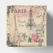 Sweet 16 Bedankt Eiffeltoren & Kroonluchter Bedankdoosjes (Bovenkant)