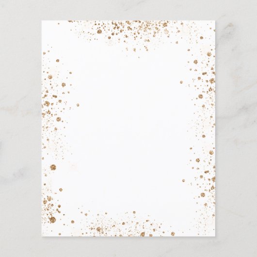 Sweet 16 begrotingsuitnodiging voor eucalyptus gre flyer (Achterkant)