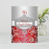 Sweet 16 Berichten over roodvonken en zilvervetten Kaart (Staand voorkant)