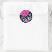 Sweet 16 bijpassende vlinder Sticker (Tas)
