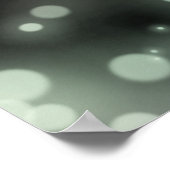 Sweet 16 Birthday Colorful Neon Glow Dark Party Poster (Hoek)