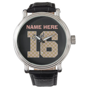 Sweet 16 Birthday Girl Horloge