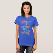 Sweet 16 Birthday Girl T-shirt (Voorkant volledig)