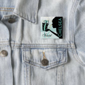 Sweet 16 Birthday Girl Vierkante Button 5,1 Cm (In situ)