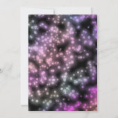 Sweet 16 Birthday Hot Pink Neon Glow Dark Party Kaart (Achterkant)