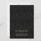 Sweet 16 Birthday Invitation Roaring 20s Art Deco Kaart (Achterkant)