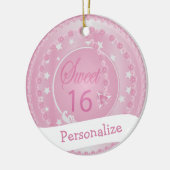 Sweet 16 - Birthday Keramisch Ornament (Links)