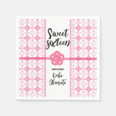 Sweet 16 Birthday party 花菱七宝紋 Hanabishi Shippo Servet (Voorkant)