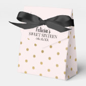 Sweet 16 Birthday Party Favor Box Bedankdoosjes (Voorkant Zijde)
