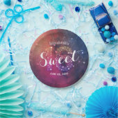 Sweet 16 Birthday Party Galaxy Star Constellations Papieren Bordje (Feest)