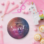 Sweet 16 Birthday Party Galaxy Star Constellations Papieren Bordje (Feest)