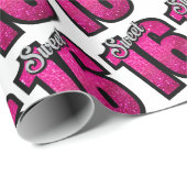Sweet 16 Birthday Party Gift Cadeaupapier (Rol Hoek)