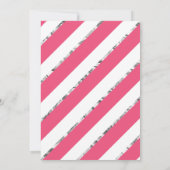 Sweet 16 Birthday Party Invite, Faux Glitter Kaart (Achterkant)