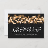 Sweet 16 Birthday RSVP Hollywood Glam Gold (Achterkant)