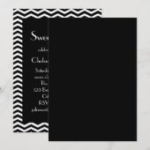 Sweet 16 Black and White, uitnodiging van 1920 (Voorkant / Achterkant)