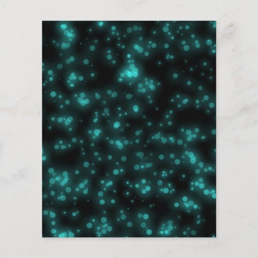 Sweet 16 Blauwgroen uitnodiging voor het uitnodige (Achterkant)