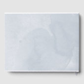 Sweet 16 Blue Waterverf Flowers Dress Gastenboek (Achterkant)