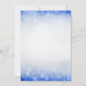 Sweet 16  Blue Winter Wonderland Kaart (Achterkant)