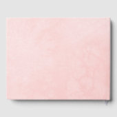 Sweet 16 Blush Butterfly Flowers Pink Dress Gastenboek (Achterkant)