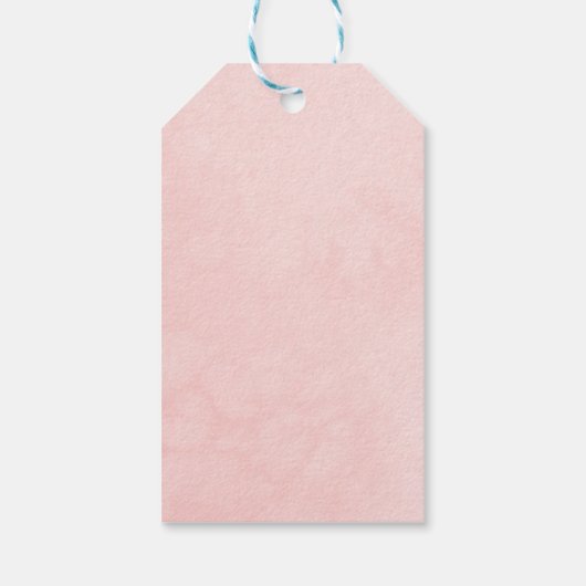 Sweet 16 Blush Floral Butterfly Bedankt Cadeaulabel (Achterkant)