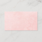Sweet 16 Blush Floral Butterfly RSVP Enclosure Visitekaartje (Achterkant)