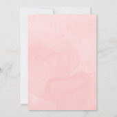 Sweet 16 Blush Waterverf Flowers Pink Dress Kaart (Achterkant)
