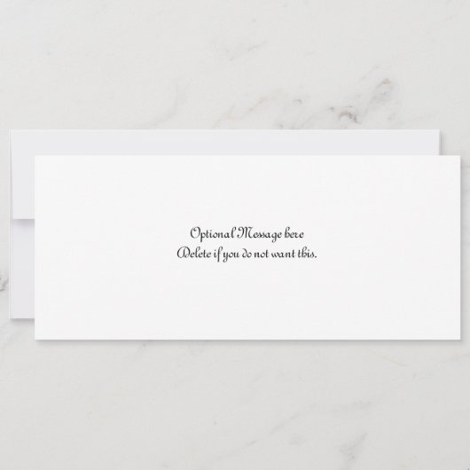 Sweet 16 Boarding Pass naar Parijs Kaart (Achterkant)