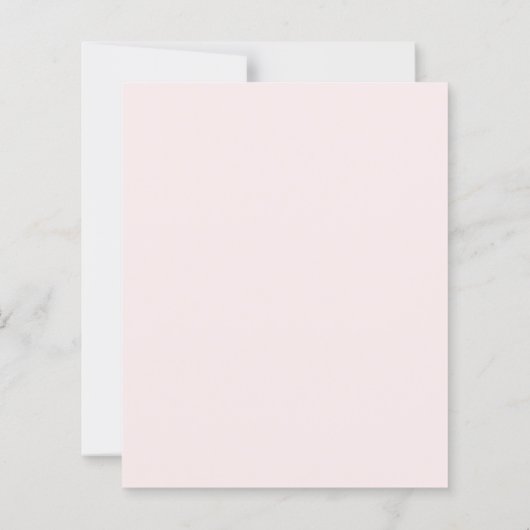 Sweet 16 bow roze waterverf bloemen uitnodiging (Achterkant)