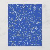 Sweet 16 Budget foto uitnodiging Blue Butterfly (Achterkant)