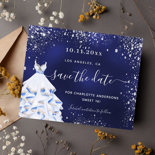 Sweet 16 budget voor blauwe jachtkleding, behalve 