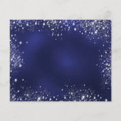 Sweet 16 budget voor blauwe jachtkleding, behalve flyer (Achterkant)