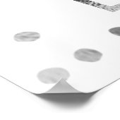 Sweet 16 Butterflys Stoffige Blauwe Gown Welkomstb Poster (Hoek)