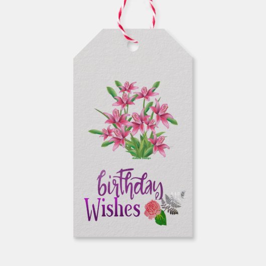 Sweet 16 Cadeaulabel (Achterkant)