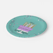 Sweet 16 Candles en Cake Paper Bord (Gekanteld)