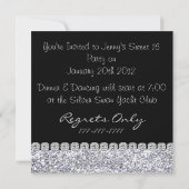 SWEET 16 CHIC-BUTTERFLY KAART (Achterkant)