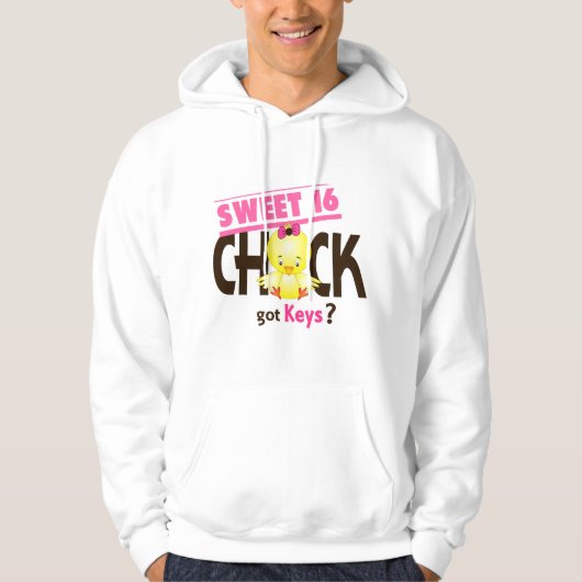 Sweet 16 Chick 1 Hoodie (Voorkant)