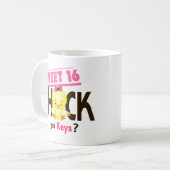Sweet 16 Chick 1 Koffiemok (Voorkant links)