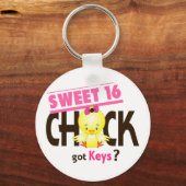 Sweet 16 Chick 1 Sleutelhanger (Voorkant)