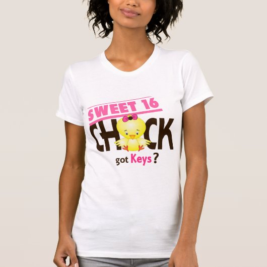 Sweet 16 Chick 1 T-shirt (Voorkant)