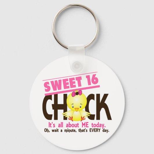 Sweet 16 Chick 3 Sleutelhanger (Voorkant)