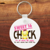 Sweet 16 Chick 3 Sleutelhanger (Voorkant)