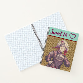 Sweet 16 Citrine anime Notitieboek