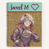 Sweet 16 Citrine anime Notitieboek (Voorkant)