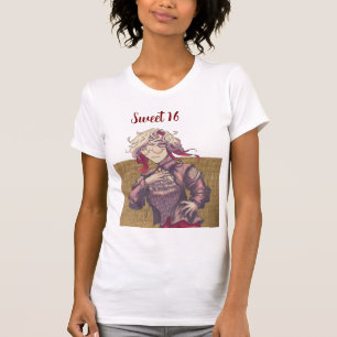 Sweet 16 Citrine Anime T-shirt
