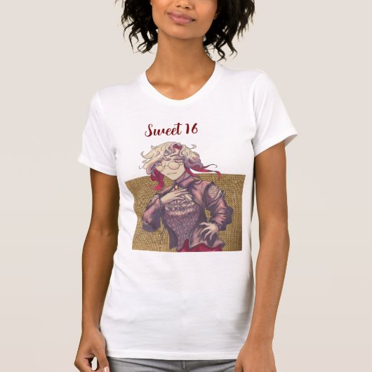 Sweet 16 Citrine Anime T-shirt (Voorkant)