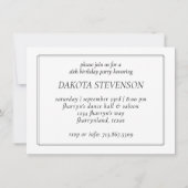 Sweet 16 | Classic Red and White Grunge Waterverf Kaart (Achterkant)